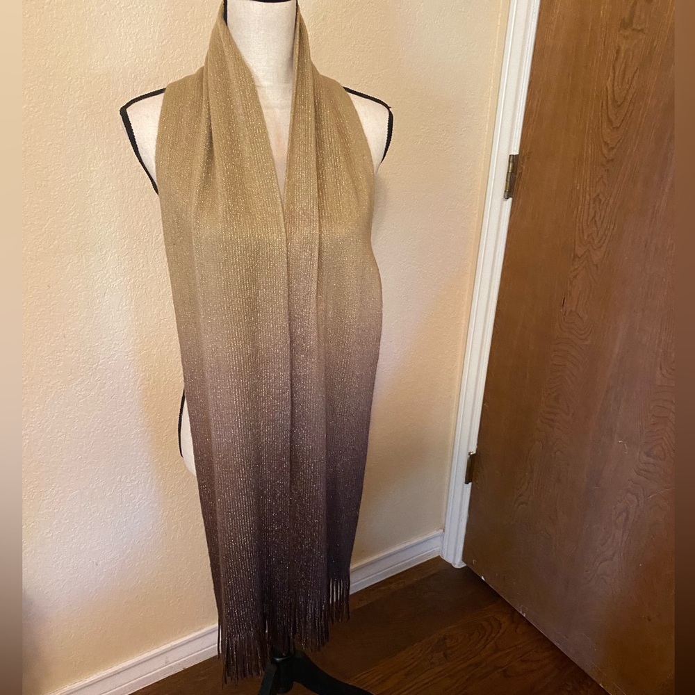Gold/Purple Ombré Scarf